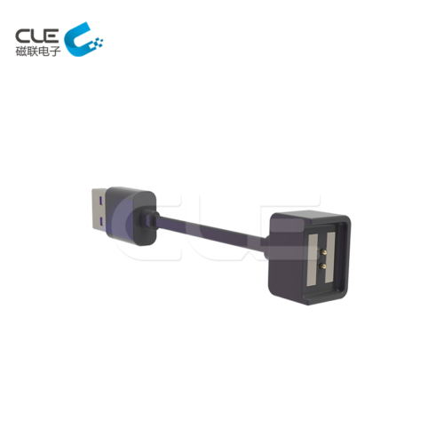 Pogo pin magnetic connector with magnetic pogo pin charger